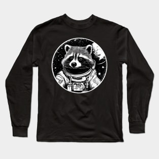 Raccoon astronaut Long Sleeve T-Shirt